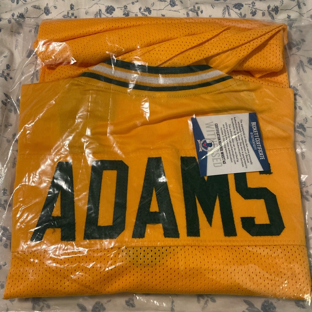 Autographed Davante Adams jersey